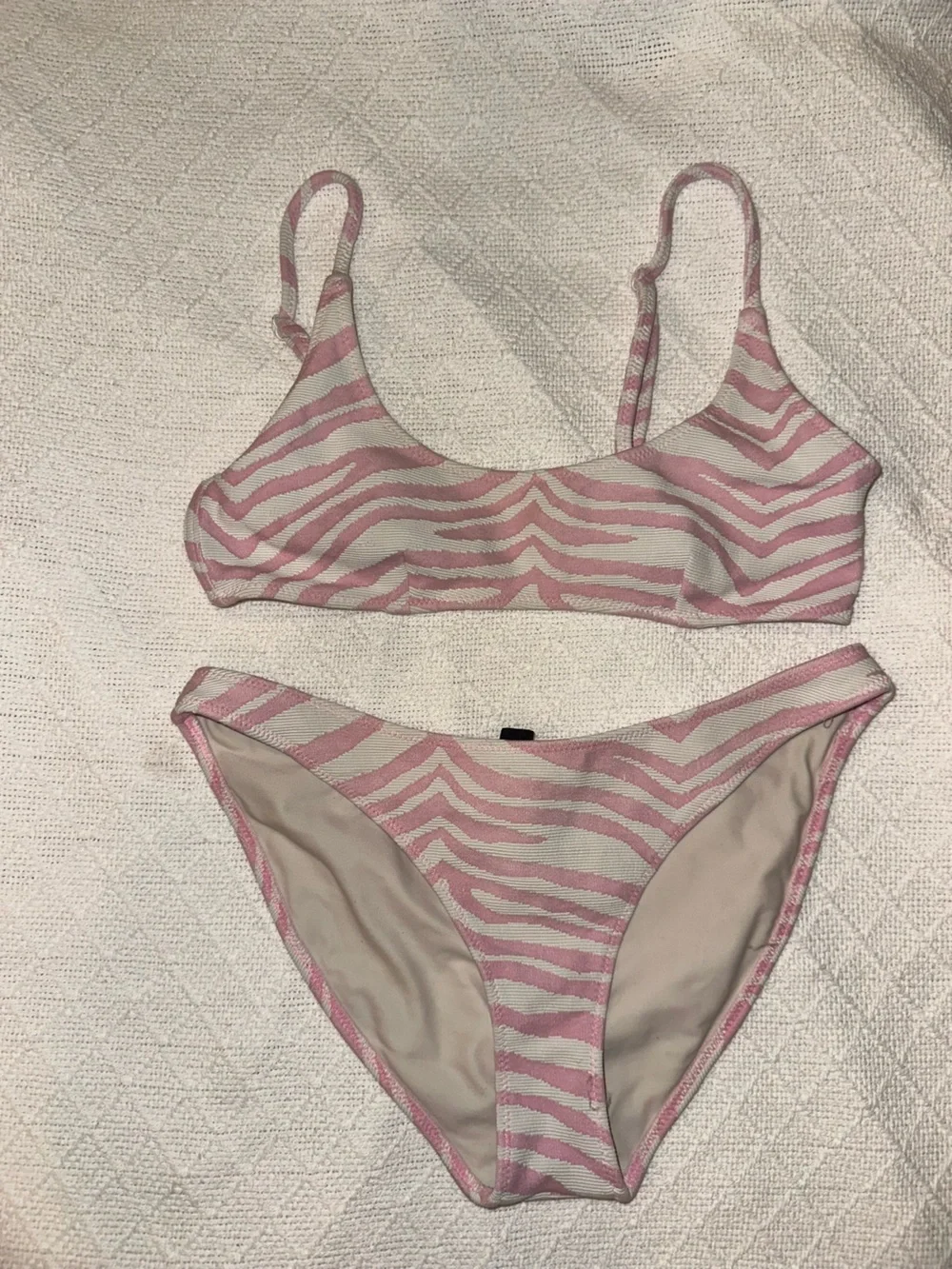 TRIANGL PINK ZEBRA BIKINI